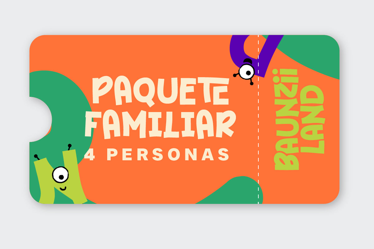 Paquete Familiar  Baunzii (4 personas).