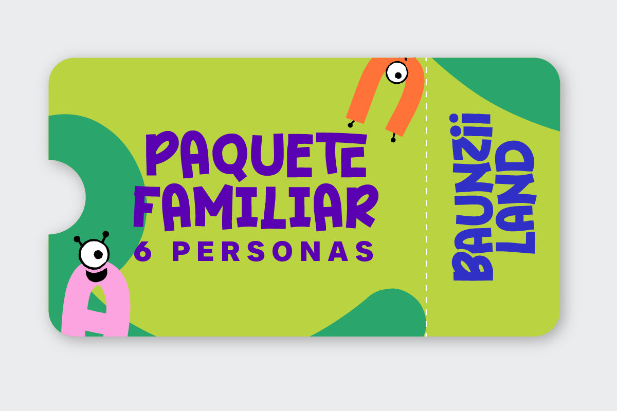 Paquete Familiar  Baunzii (6 personas)
